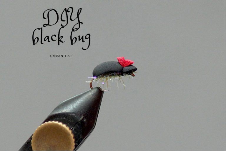 DIY black bug – umpan pancing layang