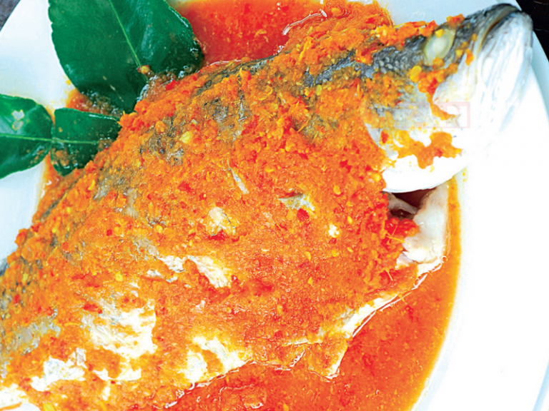 Resepi Pemancing – Siakap Stim Nyonya